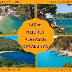 Las 10 mejores playas de Cataluña: Cala Sa Tuna, Cala Aiguablava, Cala Montjoi y Cala Sa Boadella.
